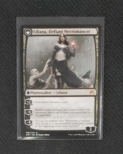 MTG ORIGINS LILIANA, HERETICAL HEALER // LILIANA, DEFIANT NECROMANCER NM - Image 2