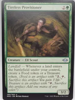 Tireless Provisioner NM MH2 Modern Horizons 2 MTG Landfall Elf Scout - Image 1
