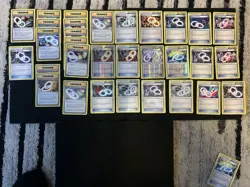 Pokemon Card Spirit Link Lot - 30 Cards 3 Holos - Image 1