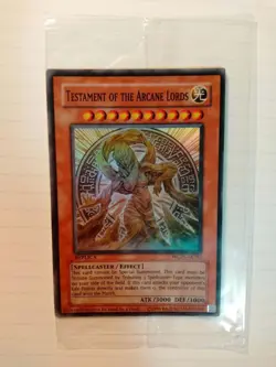 Yugioh Card English Testament of the Arcane Lords WCPS-AE703 WCS Sealed Yu-gi-oh - Image 1