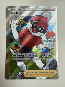 Pokemon TCG Ball Guy Shining Fates 065/072 Holo Ultra Rare - Image 1