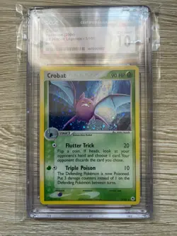 Pokemon Crobat Hidden Legends Holo CGC 10 - Image 1