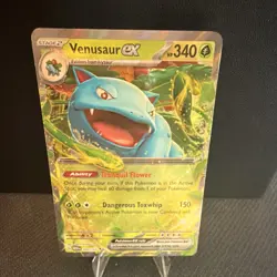 Pokemon Venusaur EX Full Art Ultra Rare Holo Scarlet & Violet 151 003/165 340HP - Image 1