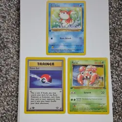 Nintendo Pokemon TCG Base Set Lot - Gloom, Tauros, Oddish, Exeggcute, Goldeen (… - Image 5