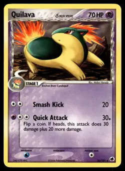 QUILAVA - 36/101 Uncommon Dragon Frontiers Pokemon LP - Image 1
