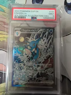 2024 POKEMON SVP EN-SV BLACK STAR PROMO #131 KINGDRA EX PSA 9 - Image 2