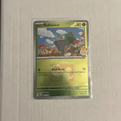 Pokemon TCG Bulbasaur 001/132 Pokemon Day 2026 Promo Reverse Holo. Pk001432 - Image 1