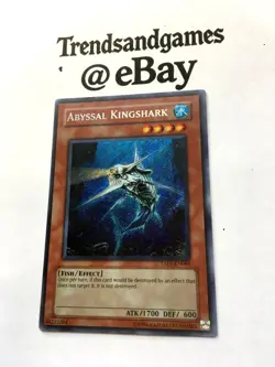 YUGIOH - ABYSSAL KINGSHARK - TAEV-EN084 - SECRET RARE - NM - TACTICAL EVOLUTION - Image 3