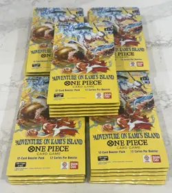 One Piece OP15 “Adventure on Kami's Island” Sleeved Booster Pack (LOT Of 25) - Image 1