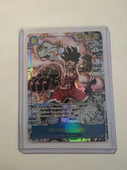 Bandai Monkey.D.Luffy One Piece CCG OP11-118 A Fist of Divine Speed SR Foil Rush - Image 2