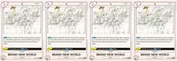 4x BRAND NEW WORLD | EB02-040| Rare | Foil | NM | One Piece - Image 1