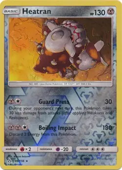 Heatran 88/156 Reverse Holo Ultra Prism Pokemon Card NM - Image 1