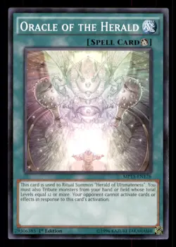 Yugioh Oracle of the Herald #MP15-EN176 2015 Mega-Tins Mega Pack LP - Image 1