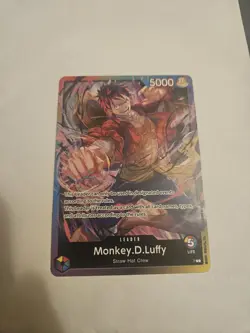 Monkey.D.Luffy 2nd Anniversary Stamped Promo P-043 Sealed Pack 3 Cards Included - Image 3