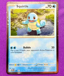 Squirtle (Cosmos Holo) SVP 048 | Scarlet & Violet Promo | Pokemon TCG Card | NM - Image 1