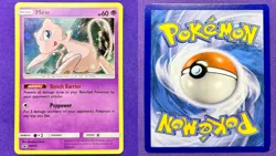 Mew - SM215 Cosmos Holo | Sun & Moon Black Star Promo | Pokemon TCG Card | NM - Image 3