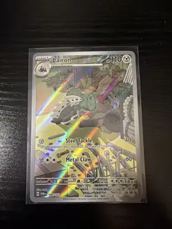 Lairon 184/167 Twilight Masquerade Full Art Ultra Rare Holo Pokemon Card Mint - Image 1