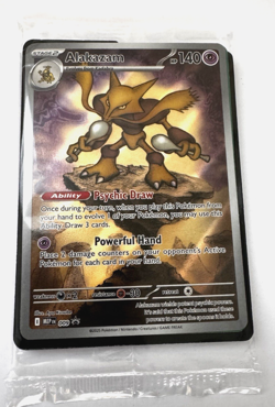 Alakazam #009 Mega Evolution Full Art Promo SEALED Pokemon Card - Image 1
