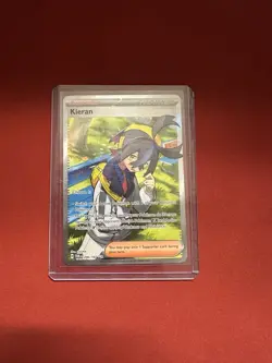 Pokemon Card TCG - Kieran 206 Full Art Ultra Rare Twilight Masquerade Near Mint - Image 1