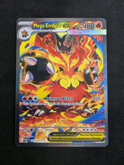 Mega Emboar ex 273/217 Special Illustration Rare Ascended Heroes Pokemon Card - Image 1