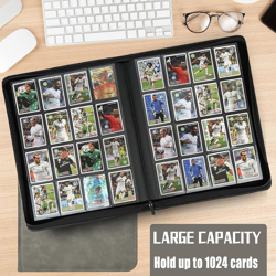 1024 Pocket Card Binder,16 Pocket Trading Card Binder，Side Loading Collectible C - Image 5