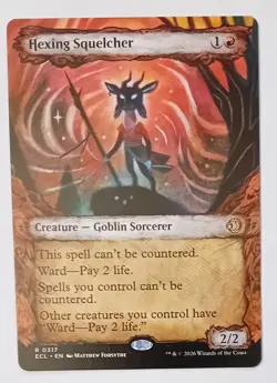 Showcase Hexing Squelcher. 0317. Lorwyn Eclipsed. MTG - Image 1