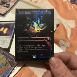 Jeweled Lotus (Borderless) Commander Masters Foil And Jeweled Lotus Extended Art - Image 1