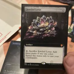 Jeweled Lotus (Borderless) Commander Masters Foil And Jeweled Lotus Extended Art - Image 2