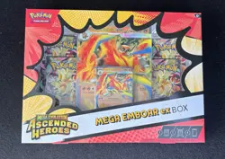 Pokemon TCG Ascended Heroes Mega Emboar EX Box - Image 1