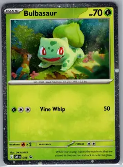 Bulbasaur - (Cosmos Holo) 046 SV: Scarlet & Violet Promo - Pokemon Card - NM - Image 1