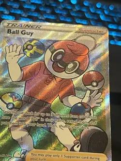 Ball Guy - 065/072 - Pokemon Shining Fates Sword & Shield Full Art Rare Card NM - Image 3