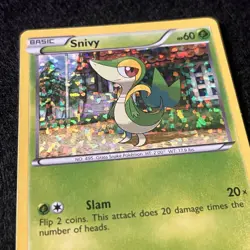 Snivy 001/012 Holo Promo McDonald's Promos 2011 Pokemon Holo MP - Image 3