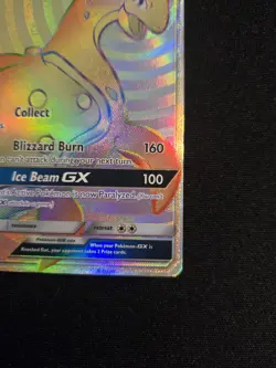 Pokemon Lapras GX 151/149 SM Base Set Secret Rare Full Art Holo English - Image 2