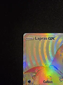 Pokemon Lapras GX 151/149 SM Base Set Secret Rare Full Art Holo English - Image 4