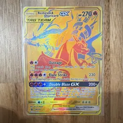 Pokemon TCG Reshiram & Charizard GX 220/173 Tag Team Ultra Rare Holo 270HP JP - Image 1