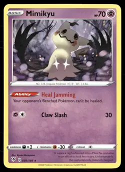 Mimikyu 081/189 Darkness Ablaze Pokemon NM - Image 1