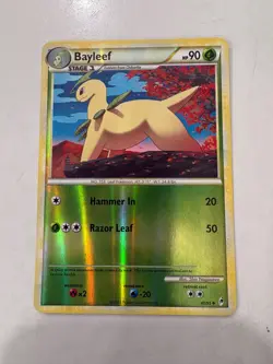Pokemon TCG HGSS Call Of Legends Bayleef 40/95 Uncommon Reverse Holo LP - Image 1