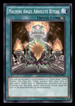 Yugioh Machine Angel Absolute Ritual #RATE-EN055 Raging Tempest LP - Image 1