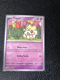 Pokemon TCG Togepi Sv03: Obsidian Flames 083/197 Common (2023) - Image 1