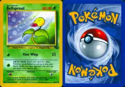 BELLSPROUT 49/64 COMMON JUNGLE POKEMON UNLIMITED LP - Image 3