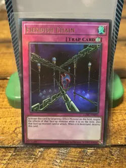 Fiendish Chain LCKC-EN095 NM Ultra Rare Unlimited English TCG - Image 1