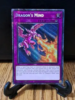 Yugioh Dragon's Mind 1st Edition Starlight Rare RA05-EN082 NM - Image 1