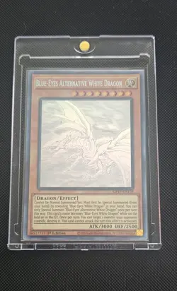 Yugioh | Ghost Rare 1st Ed NM | Blue-Eyes Alternative White Dragon - GFTP-EN129 - Image 3