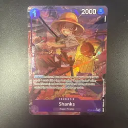 • Shanks • OP13-065 Alt Art SR Carrying on His Will Holo Foil One Piece TCG NM - Image 1