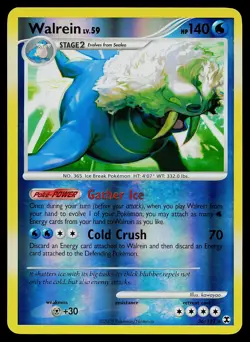 Pokemon Card - Walrein Rising Rivals 36/111 Rare Reverse Holo - Image 1