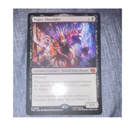 TMNT Super Shredder Legendary Creature THT Black Magic: The Gathering Card - Image 1