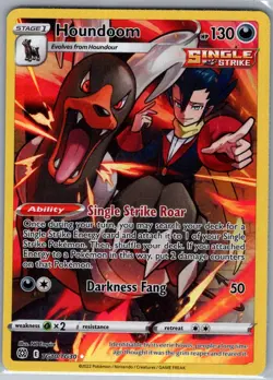 Houndoom TG10/TG30 SWSH09: Brilliant Stars Trainer Gallery - Pokemon Card - NM - Image 1