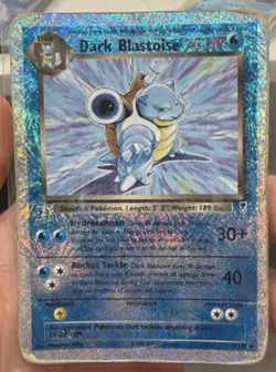 Pokemon Card - Blastoise 4/110 Reverse Holo - Legendary Collection-ENG-Poor - Image 1