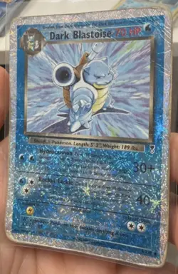 Pokemon Card - Blastoise 4/110 Reverse Holo - Legendary Collection-ENG-Poor - Image 3