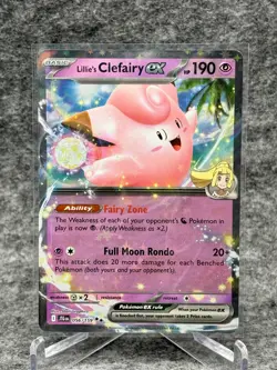 Lillie's Clefairy ex 056/159 Journey Together Holo Pokemon Card TCG - Image 1